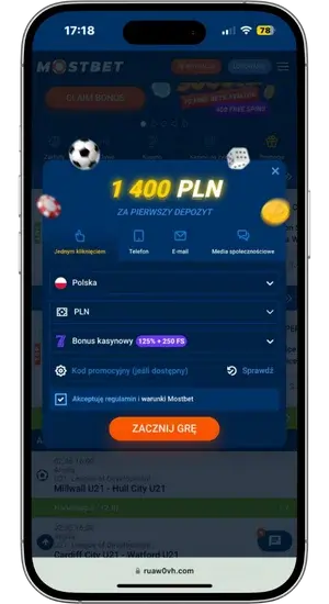 Rejestracja i wpłata w kasynie online
