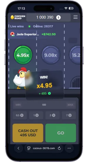 Rozgrywka i wypłata z Chicken Road