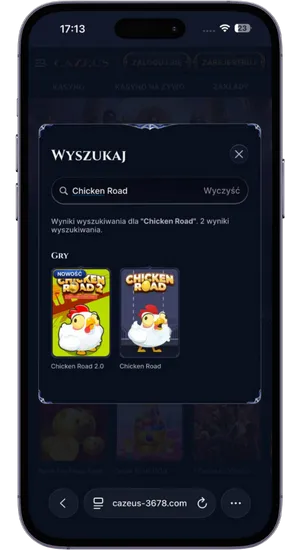 Uruchomienie gry Chicken Road PL